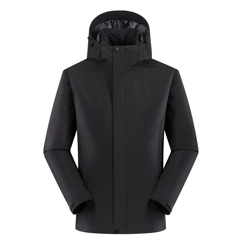 Men's Colorblock Single-Layer Windproof Waterproof Hiking Jacket 909