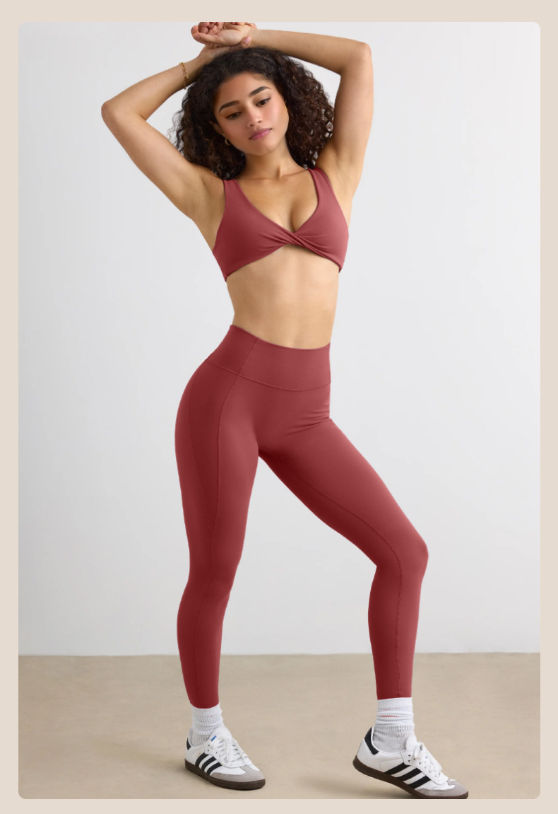 Compression Quick-Dry Sports Bra Set for Outdoor Running Yoga & Fitness SKL-QY-B4008+K4522