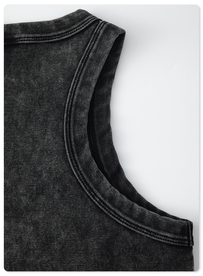 Cropped Pleated Racerback Tank Top BEN710