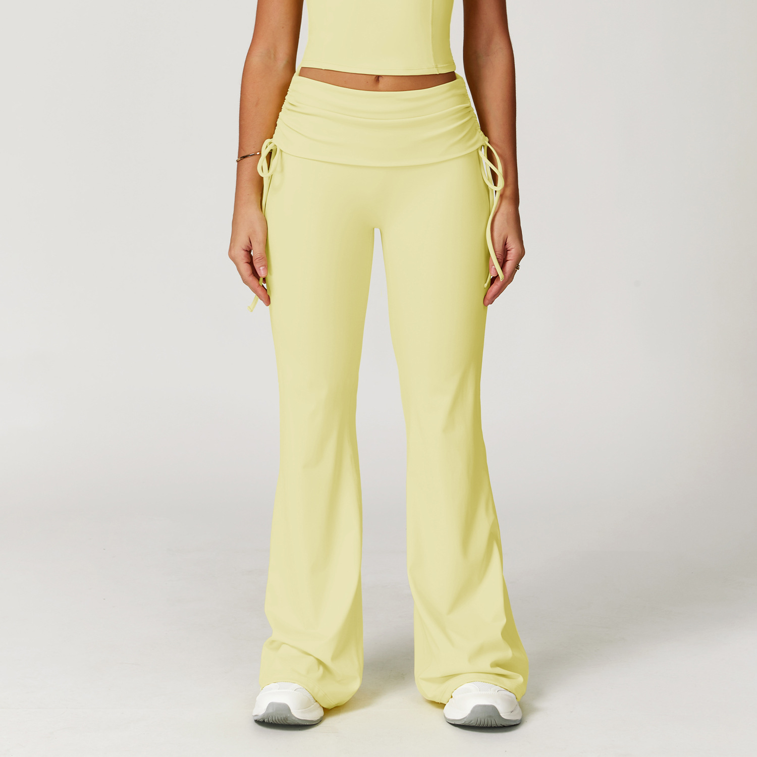  Women's High-Waisted Wide-Leg Slimming Bootcut Pants 3055
