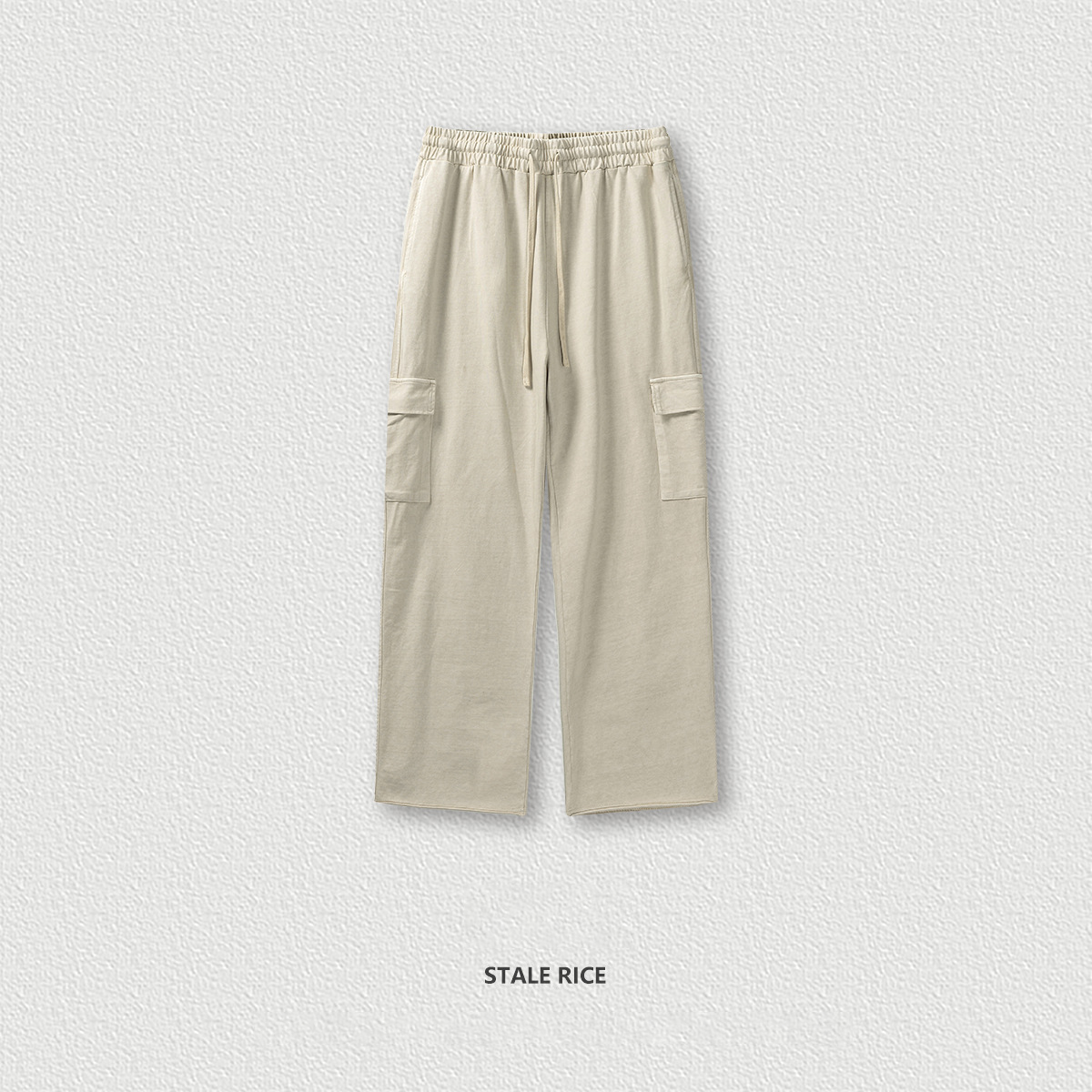 Thin Fabric Multi-Pocket Straight Leg Pants BE3293