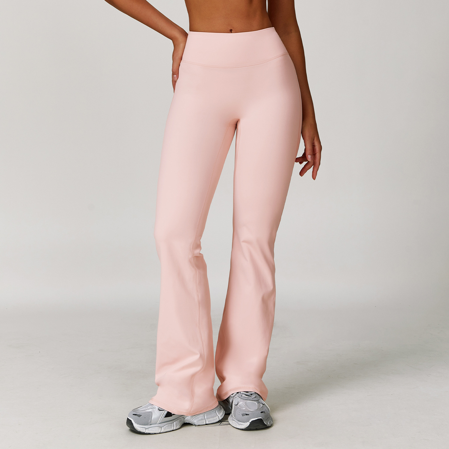 Women's Fleece Lined High-Waisted Yoga Bootcut Leggings 5061