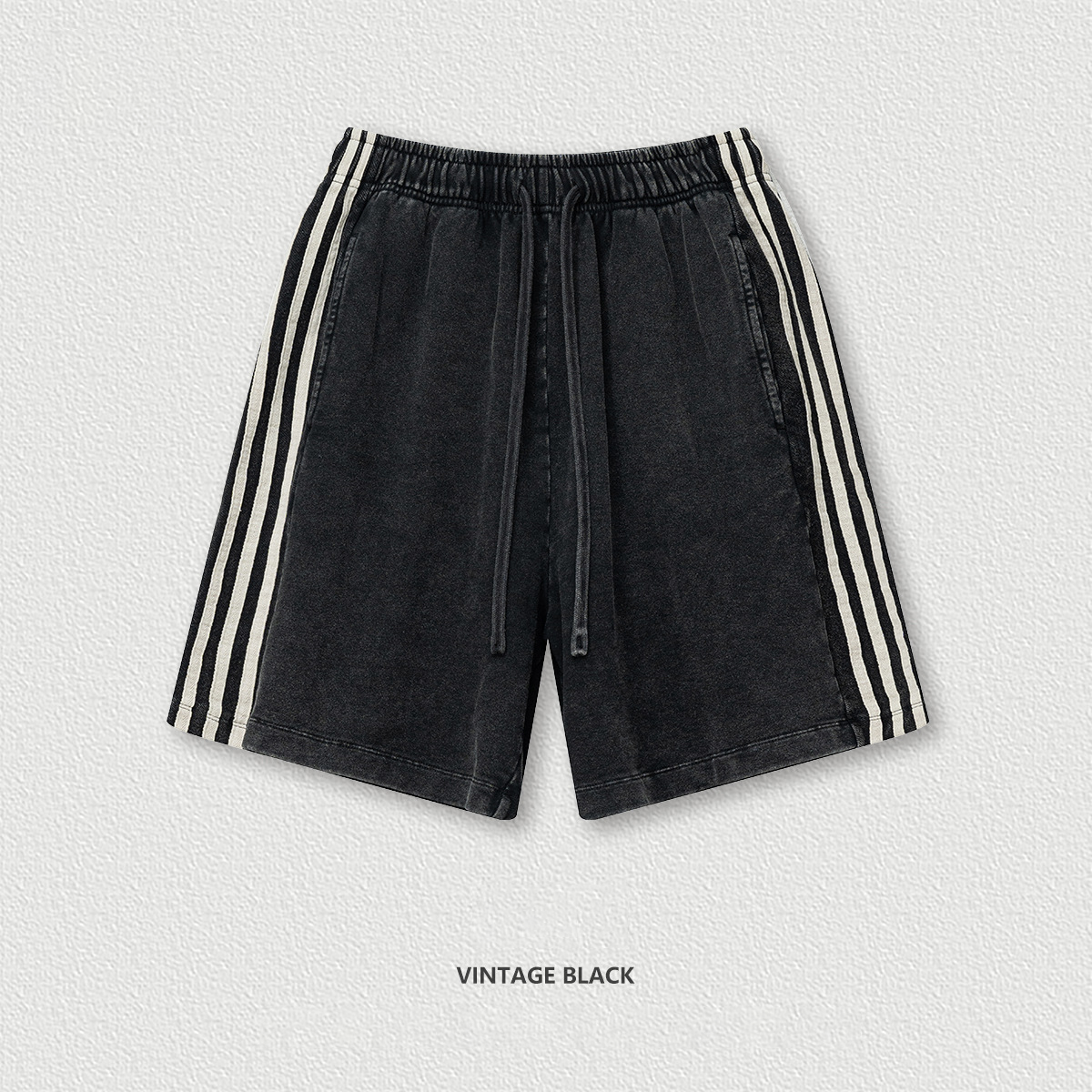 Casual Loose Shorts Side Stripes BEK25127
