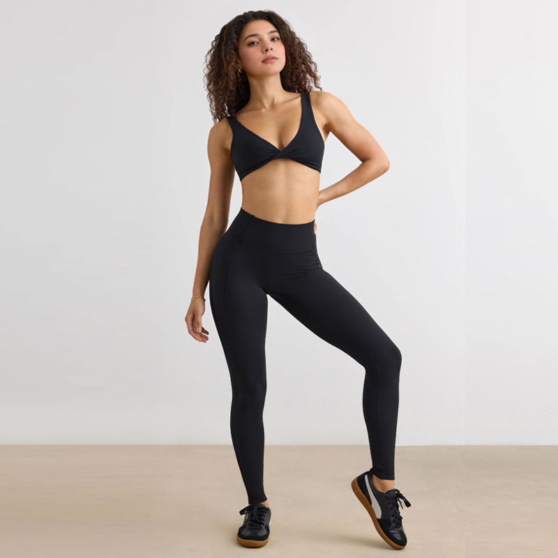Compression Quick-Dry Sports Bra Set for Outdoor Running Yoga & Fitness SKL-QY-B4008+K4522