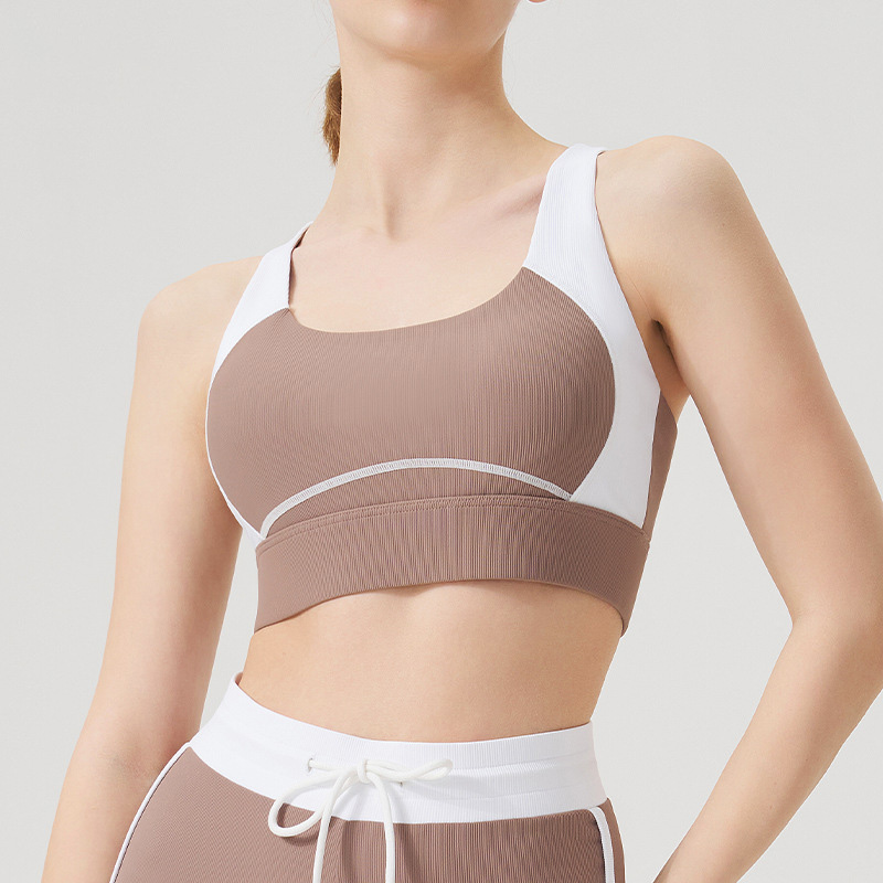 Women's Colorblock Quick-Dry Sports Bra SKL-QY-B4034