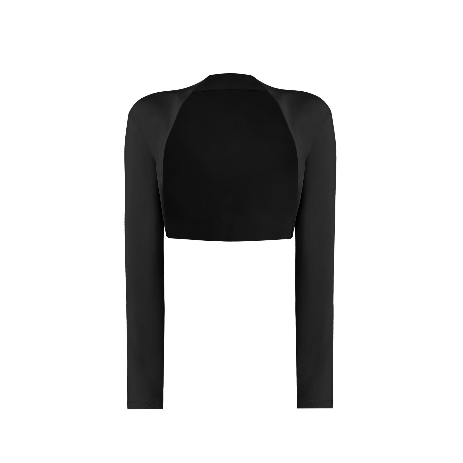 Short Elegant Yoga Cardigan for Dance & Ballet – Sporty Fitness Crop Jacket SKL-FNK0963