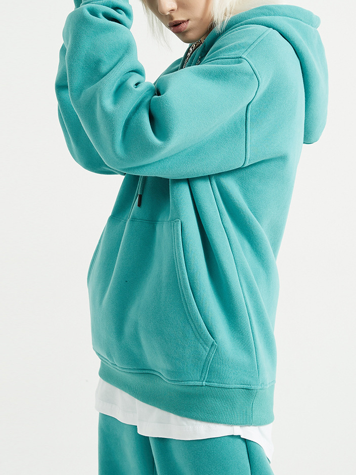  Loose Solid Color Hoodie Unisex BE2622