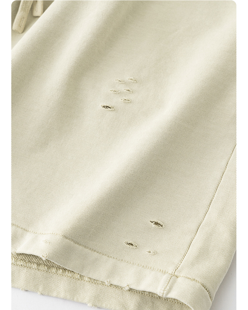 Washed Athletic Sweatpants Shorts  BEK2573