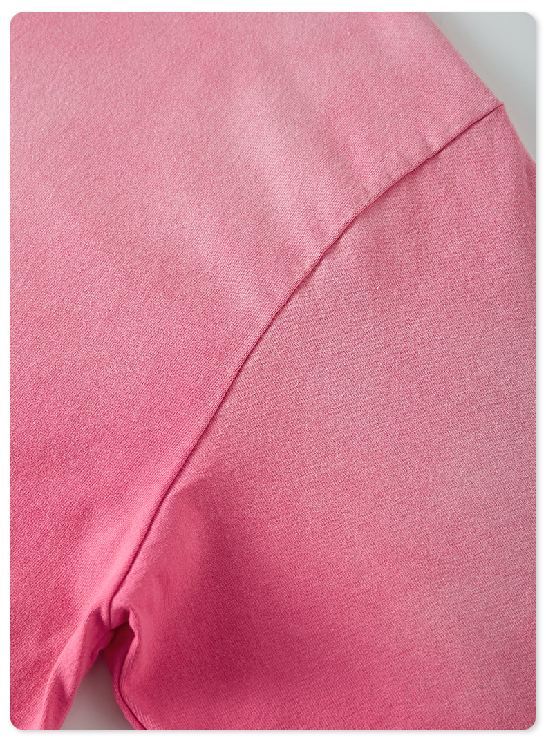 Crewneck Washed Short Sleeve Loose Gradient  BES1755