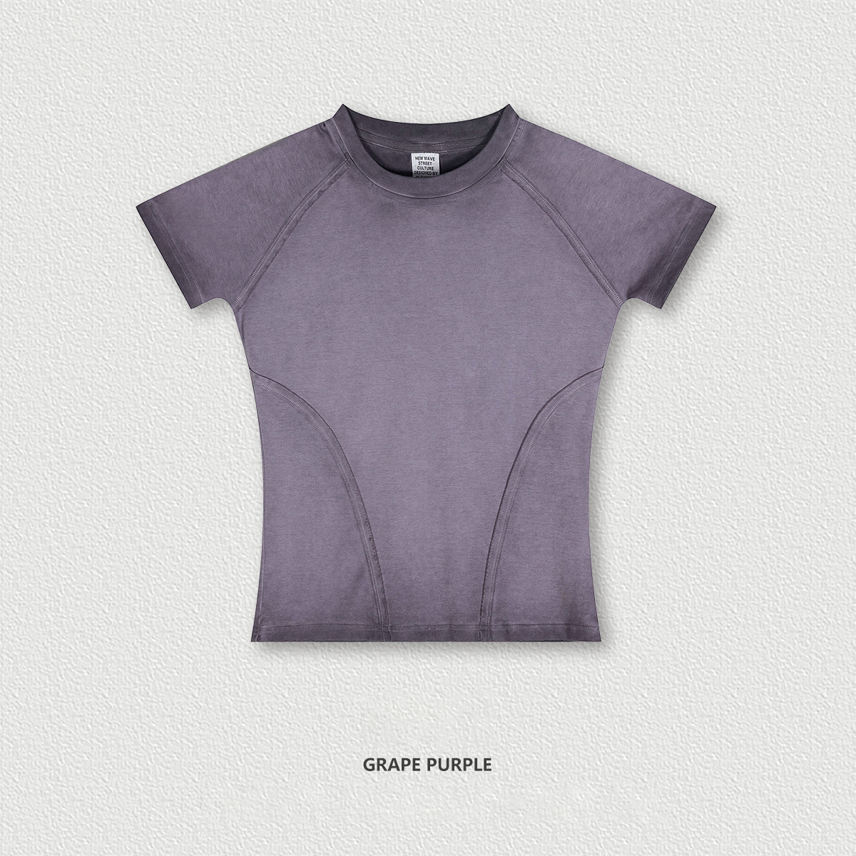 Dopamine Gradient Regular Shoulder Crewneck Short Sleeve  BEN901