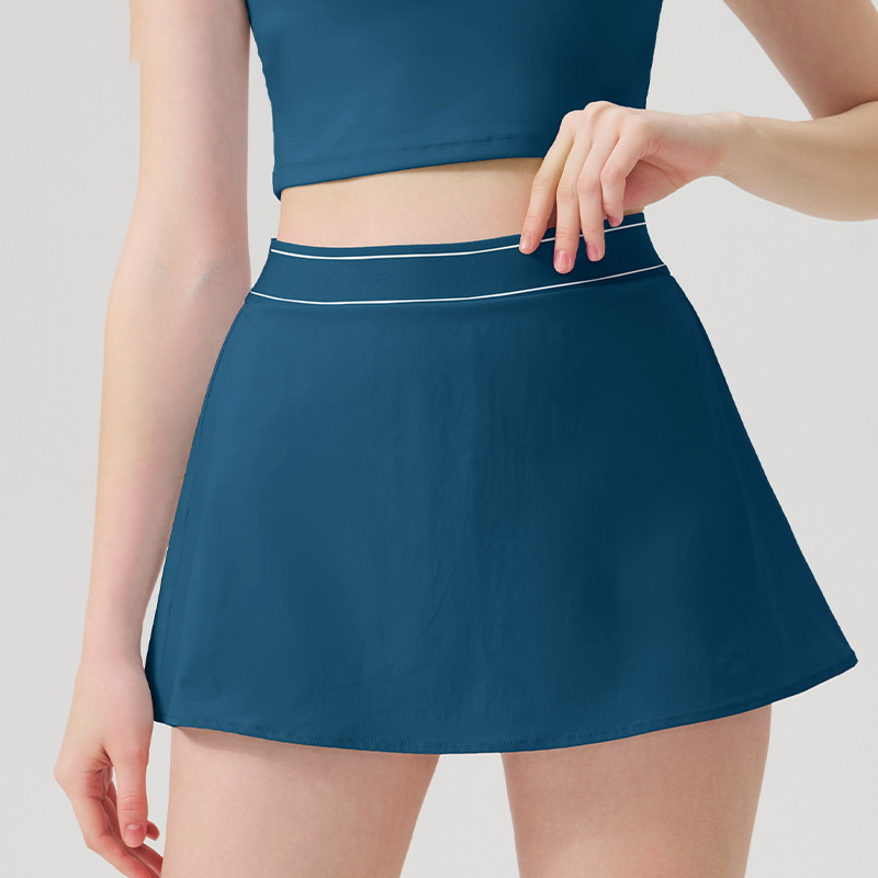 Anti-Sheer Tennis Skirt SKL-QY-K4605