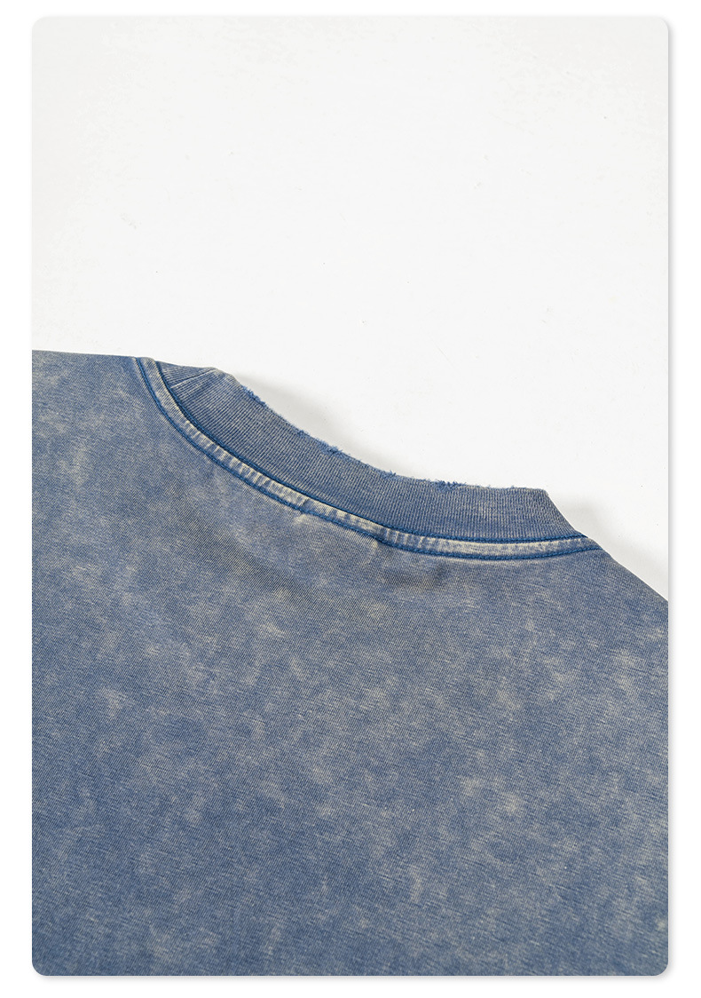 Washed Distressed Short Sleeve T-Shirt BES1975