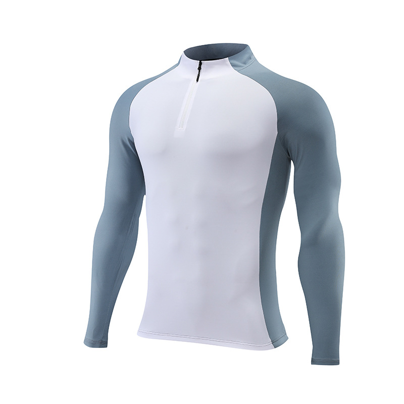 Men's Half-Zip Compression Long Sleeve Shirt 805