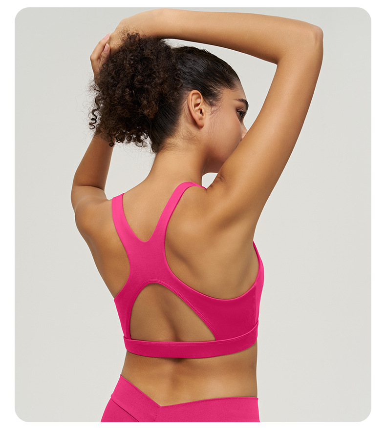 Nude - feeling Yoga Vest with Straps suitable for Running and Fitness SKL-QY-B3088