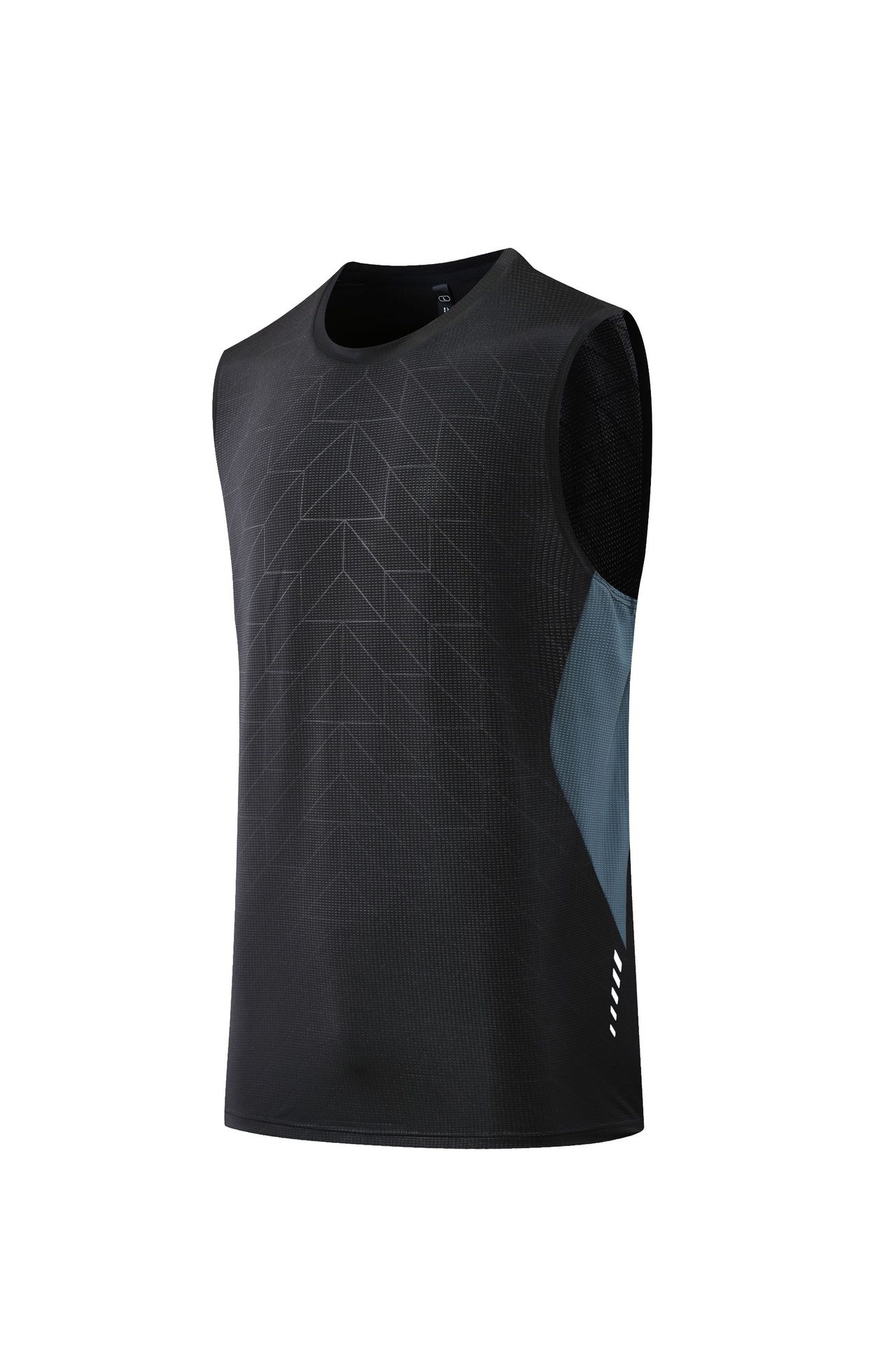 Men's Reflective Strip Sweat-Wicking Sleeveless Vest  G21