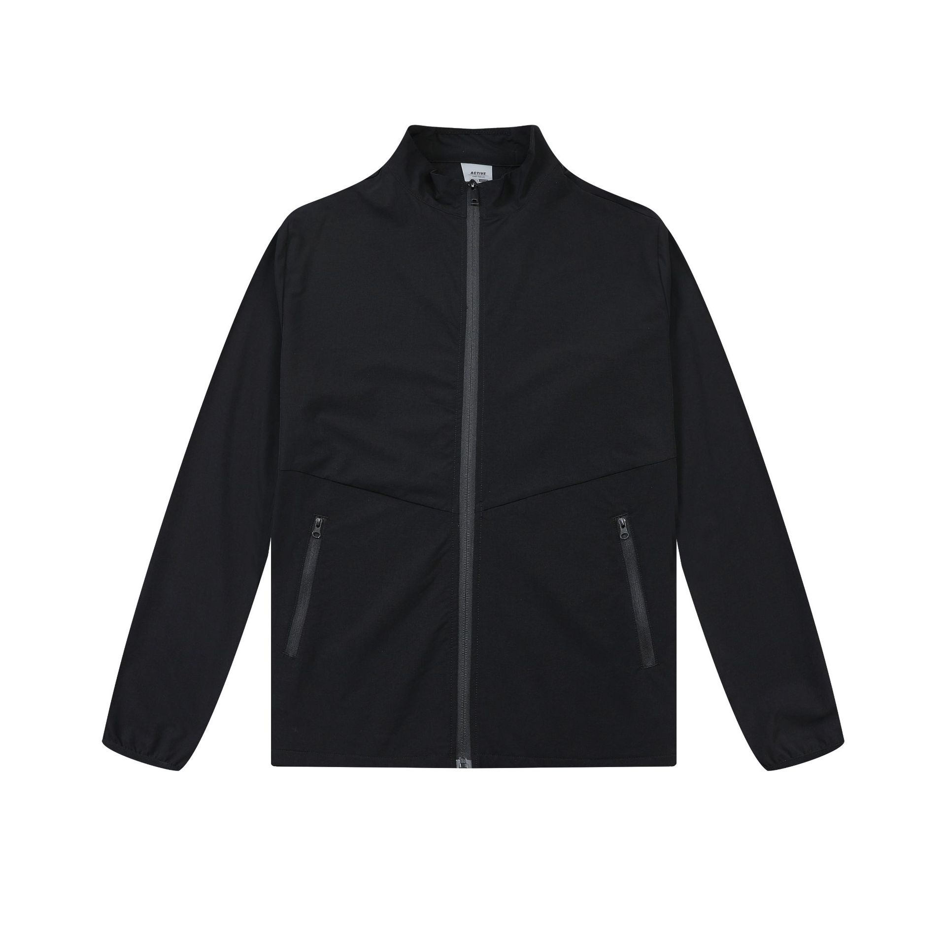 Men's Stand-Collar Zip-Up Cardigan Jacket  W003