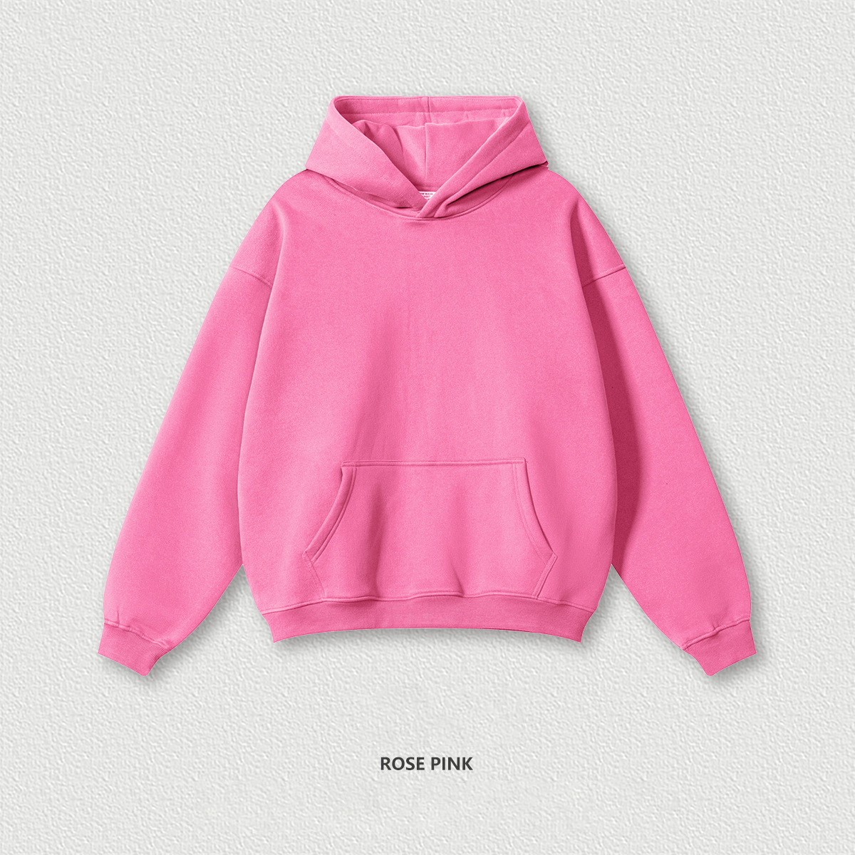  Casual Loose Fleece-Lined Hoodie BEW2406