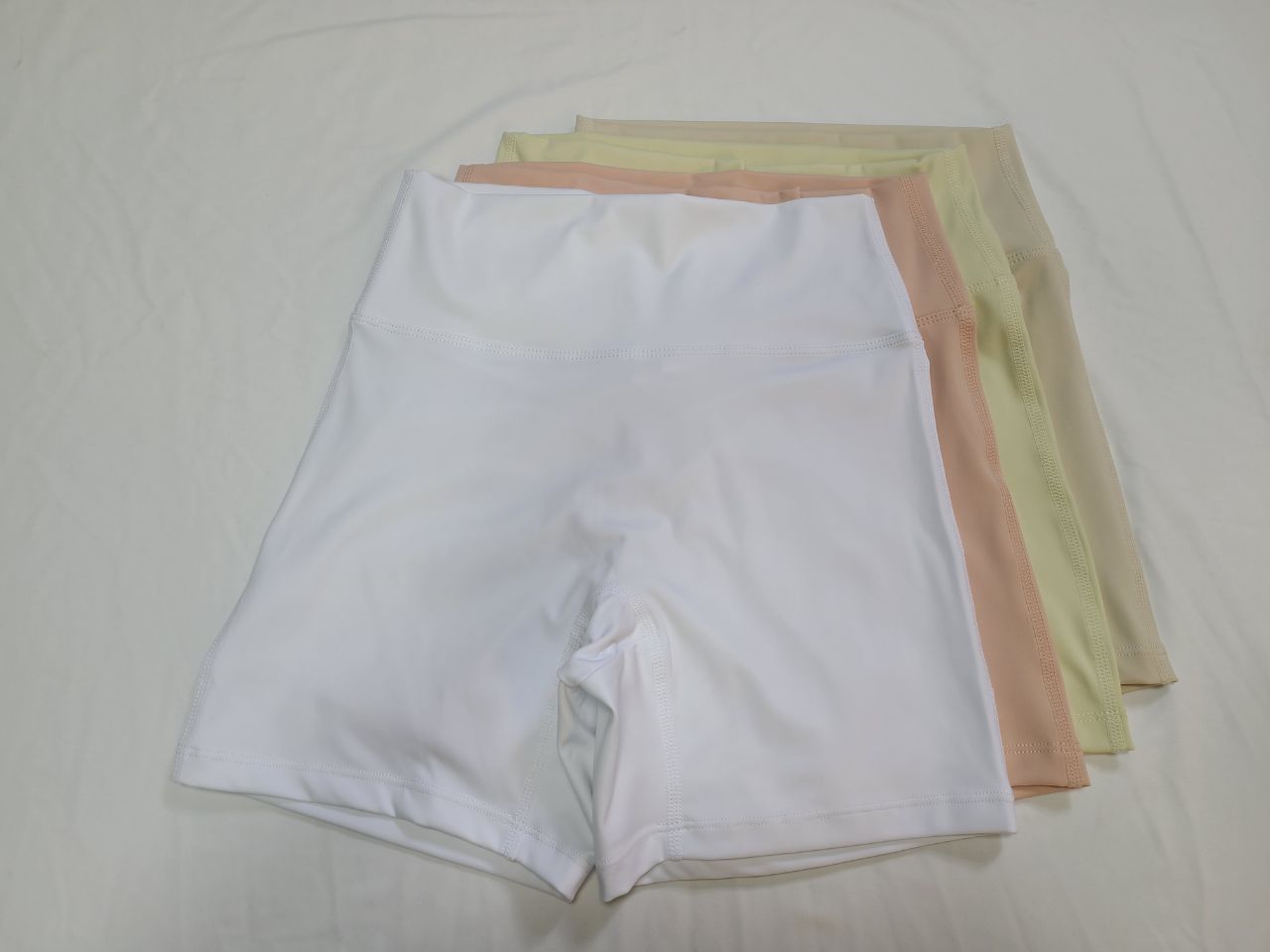 Solid Color Three-Quarter Length Athletic Yoga Cycling Pants SKL-FNK202316