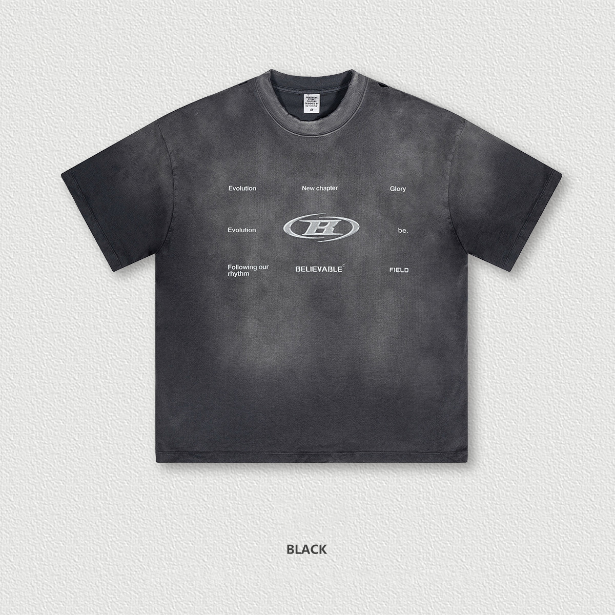 Vintage Washed Crewneck Short Sleeve BE7510