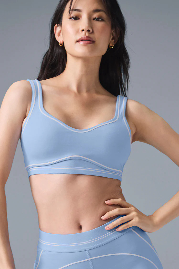 Women's Yoga Tank Top with Built-in Bra for Training SKL-FNK2507