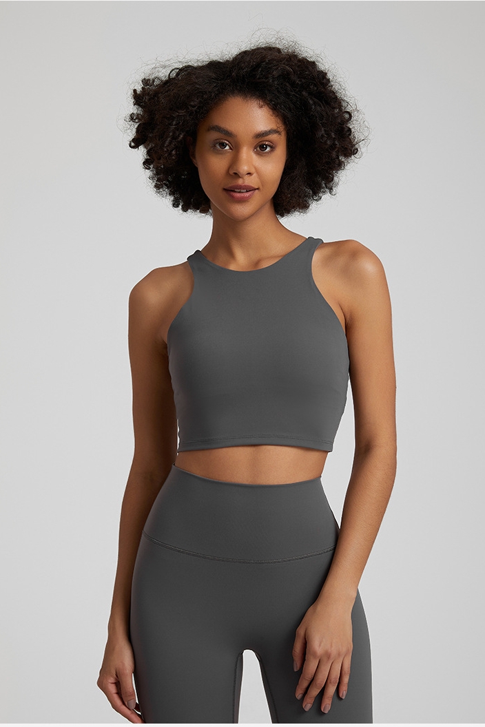 Shockproof Running & Yoga Sports Bra Tank Top with Built-in CupsS KL-LQ4032
