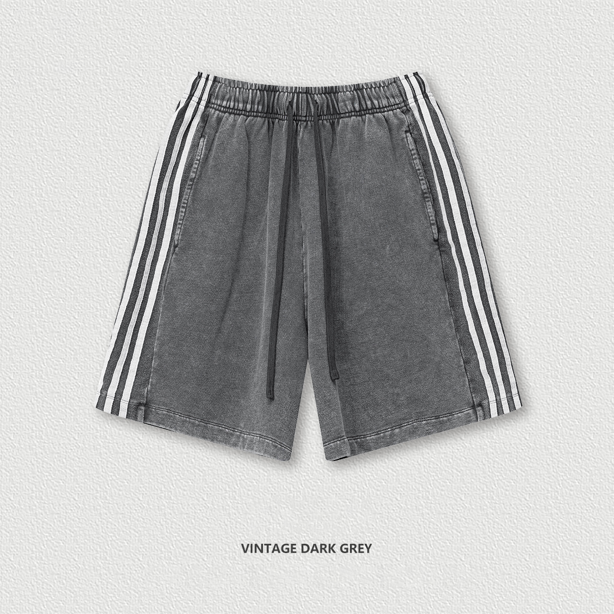 Casual Loose Shorts Side Stripes BEK25127