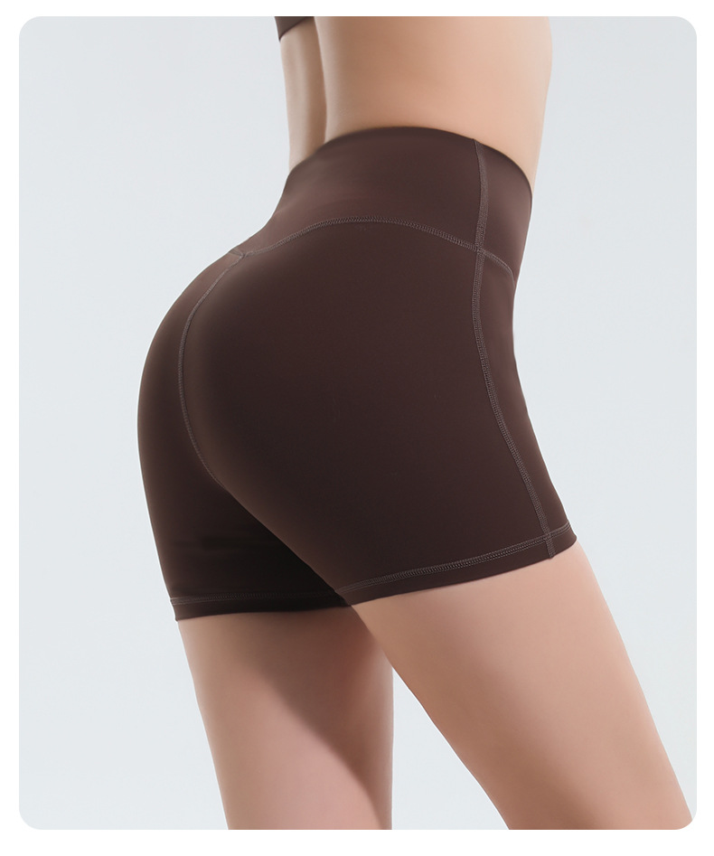 High - waisted Abdominal - control Butt - lifting Quick - dry Yoga Shorts for Summer SKL-QY-K3518