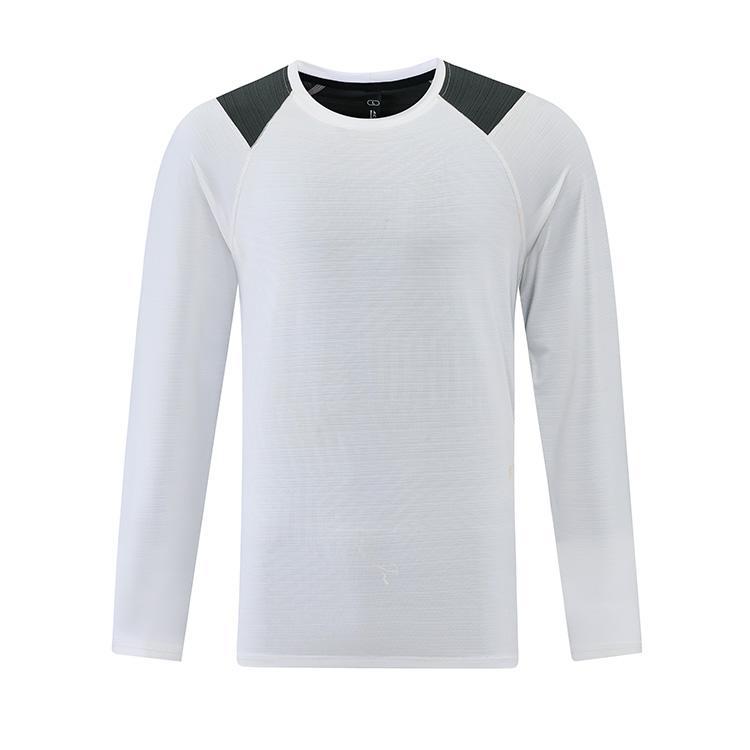 Men's Round Neck Long Sleeve Breathable Tops 879