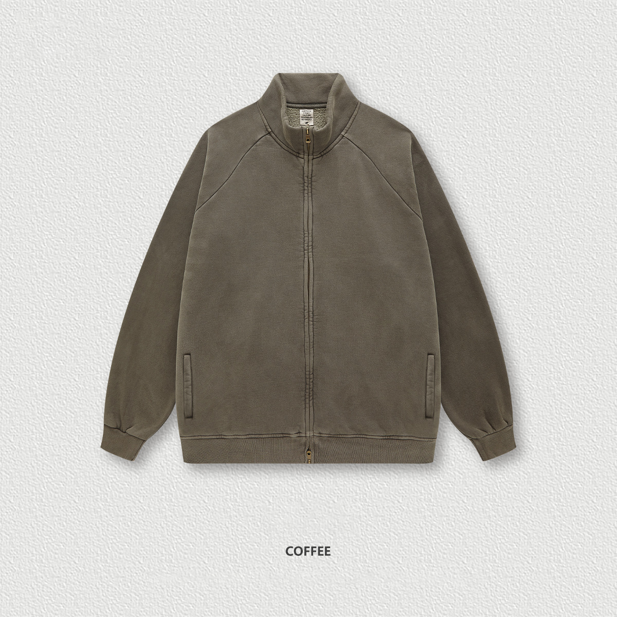  Vintage Washed Zip-Up Jacket BEW0130