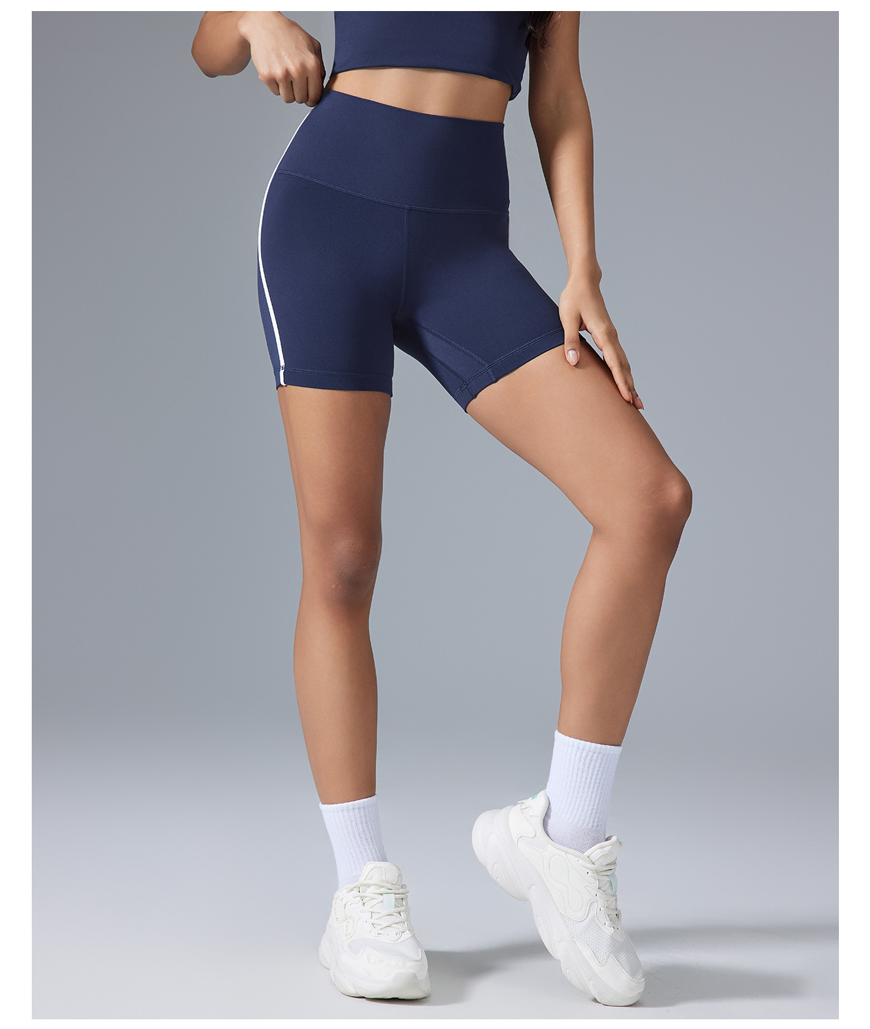 Soft Material Hip Liffting Yoga Shorts D25153