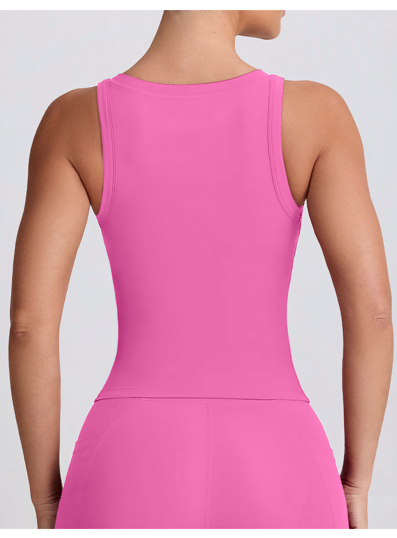Women's Strappy Outdoor Sports Bra with Shockproof Support SKL-QY-T8010