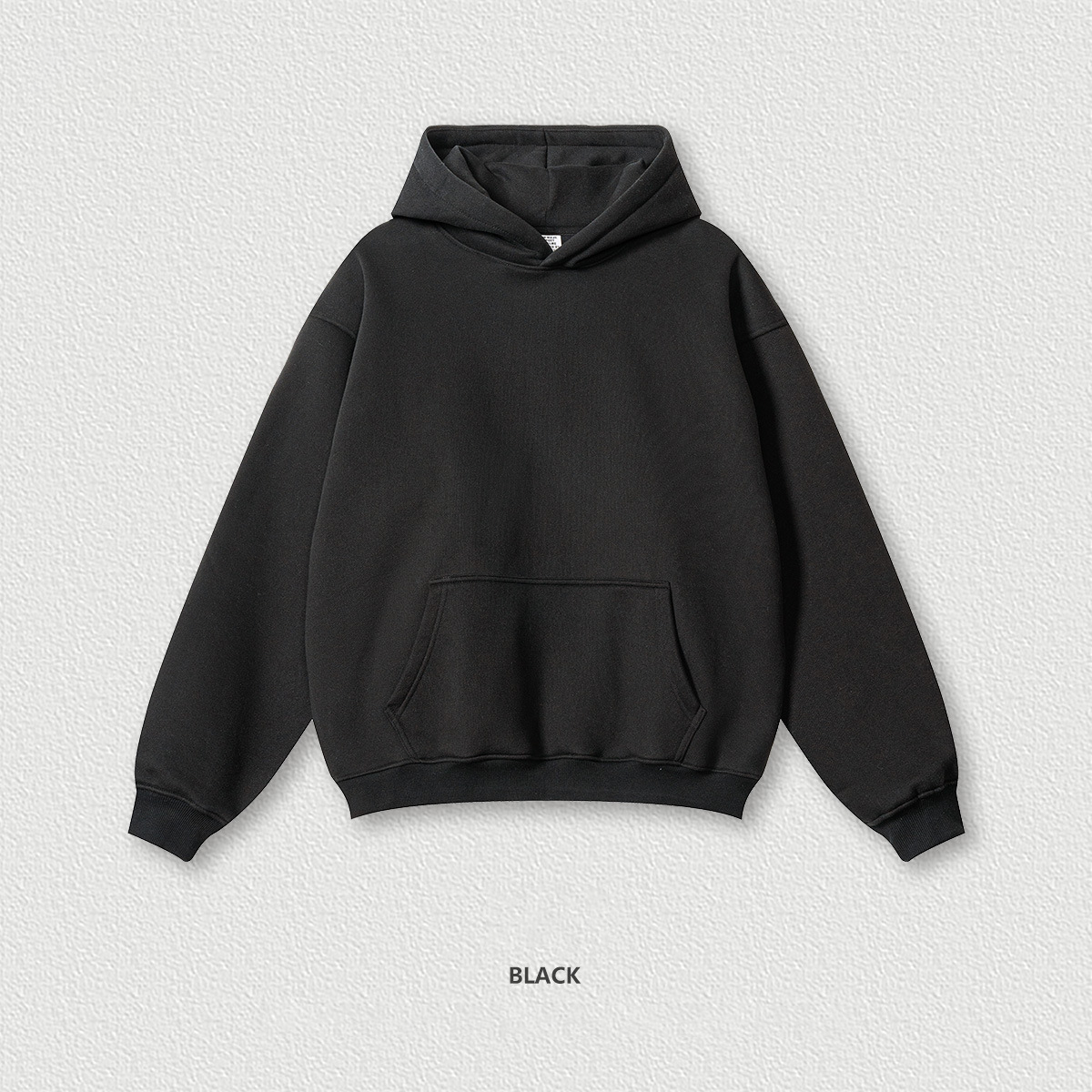  Casual Loose Fleece-Lined Hoodie BEW2406