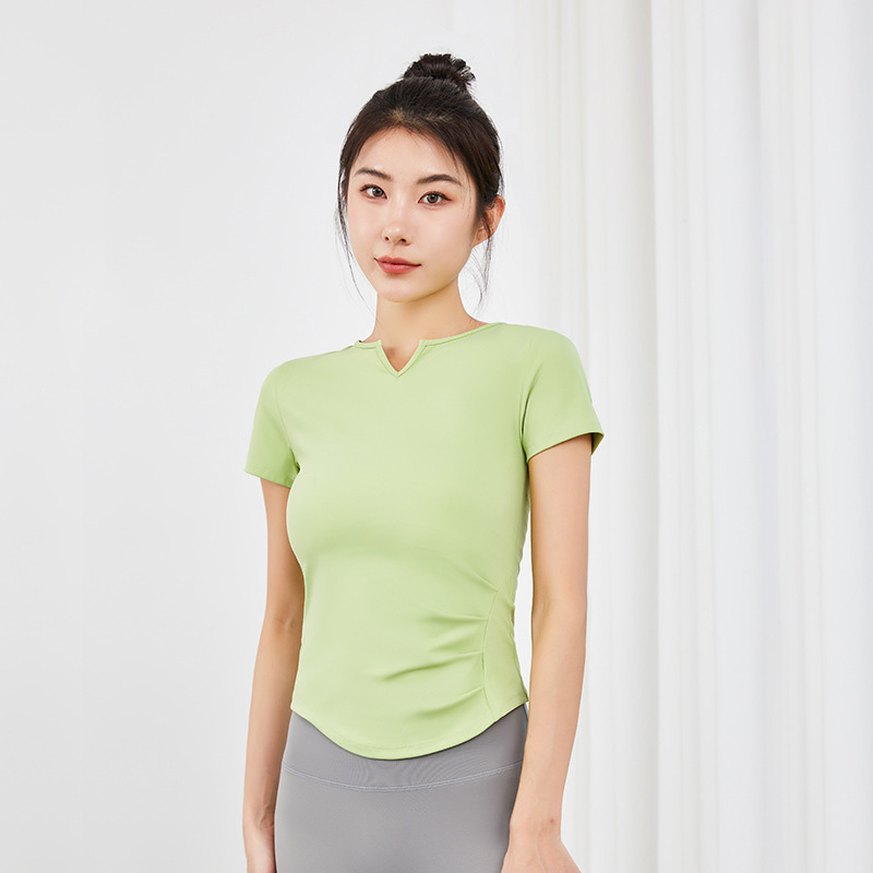 Quick-Dry Yoga Sports Tank Top & Short-Sleeve  SKL-QY22054
