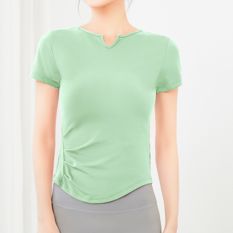 Quick-Dry Yoga Sports Tank Top & Short-Sleeve  SKL-QY22054