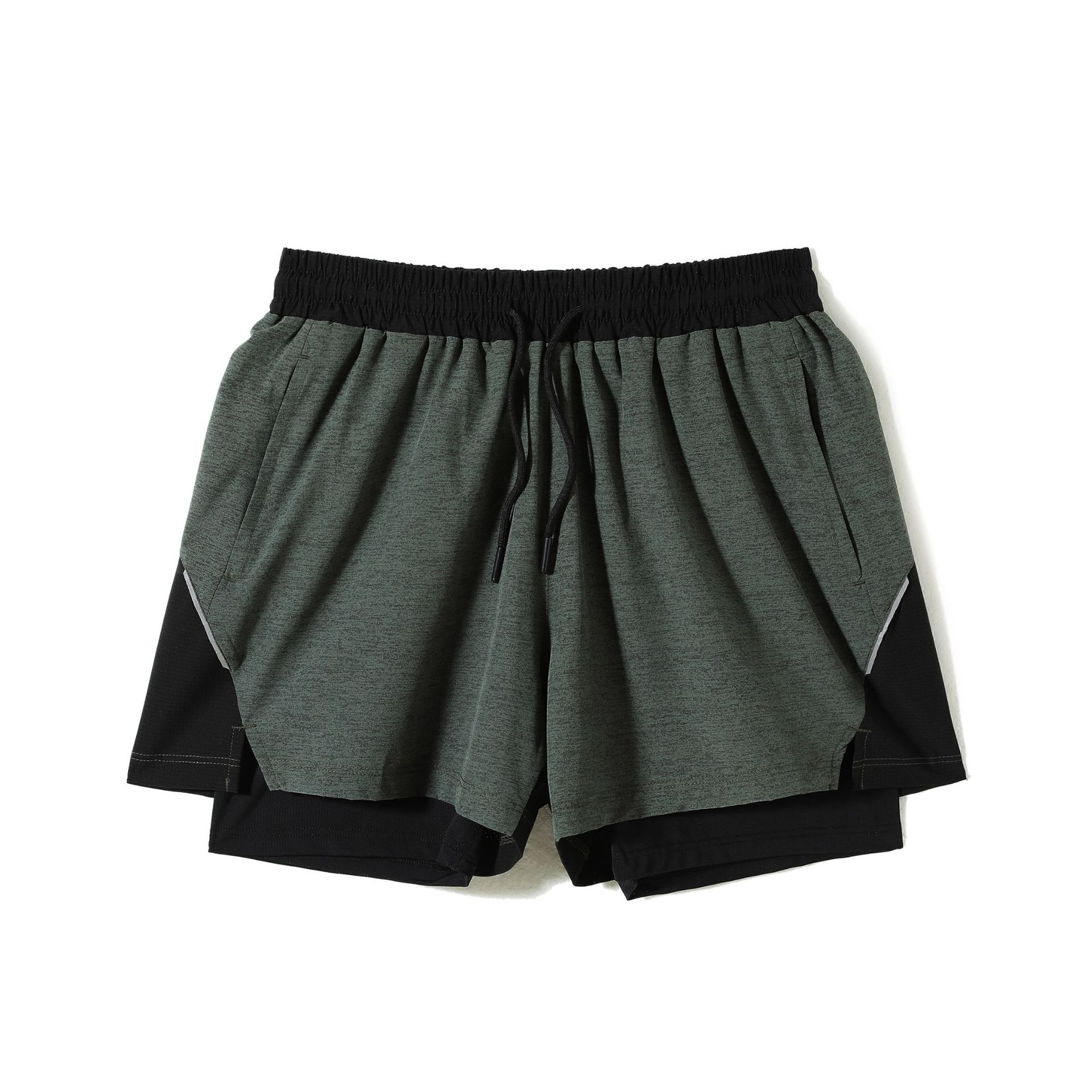 Men's 4/10 Double Layer Quick Dry Shorts H51146