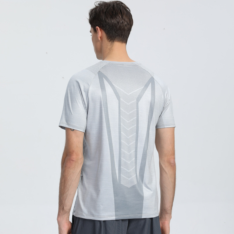 Men's Printed Moisture-Wicking Quick-Dry T-Shirt R436