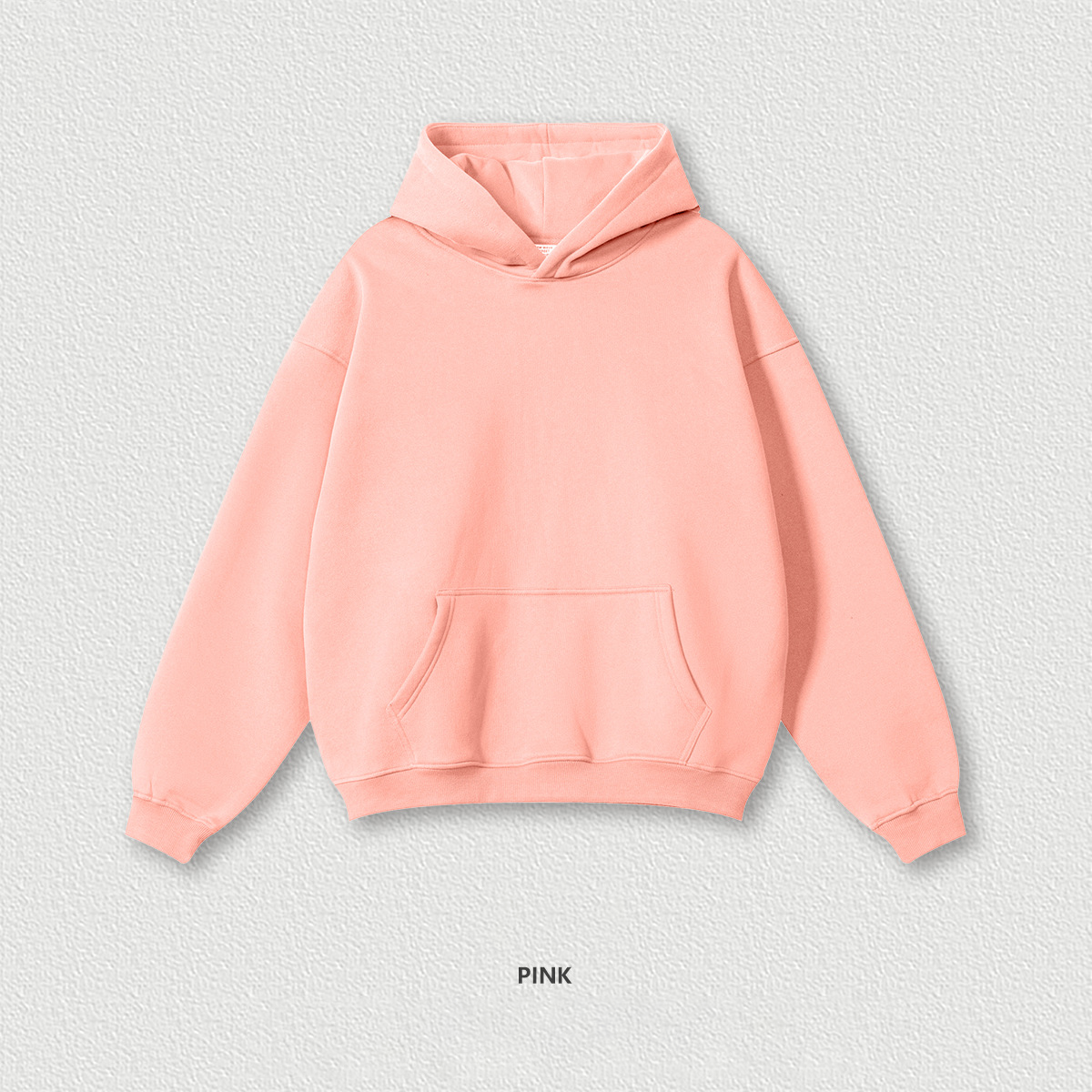  Casual Loose Fleece-Lined Hoodie BEW2406