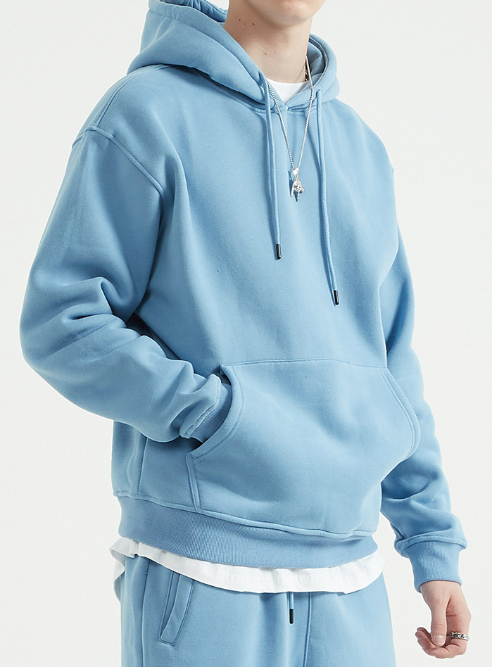  Loose Solid Color Hoodie Unisex BE2622