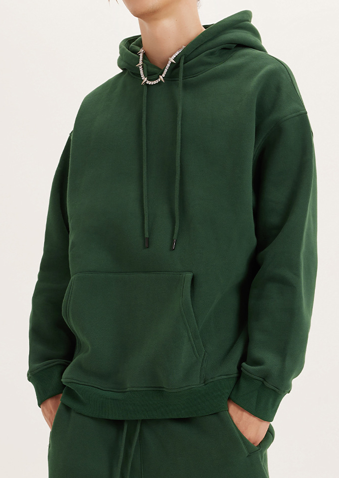  Loose Solid Color Hoodie Unisex BE2622