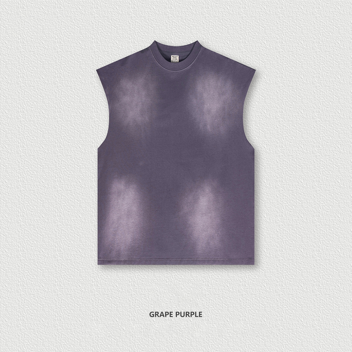 Washed Frayed Sleeveless Vest BES1520
