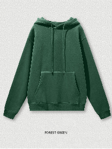  Loose Solid Color Hoodie Unisex BE2622