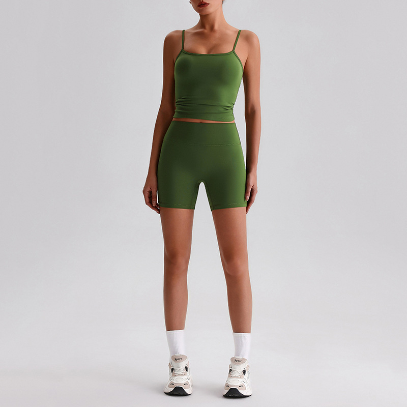 Spring - Summer Two - Piece Sports Pilates Training Fitness Wear Set SKL-LQ0332
