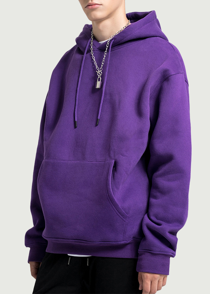  Loose Solid Color Hoodie Unisex BE2622