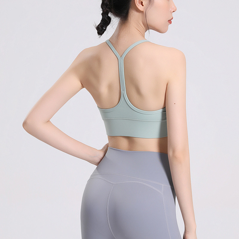 Halter Neck Sports Bra for Yoga SKL-QY22212 