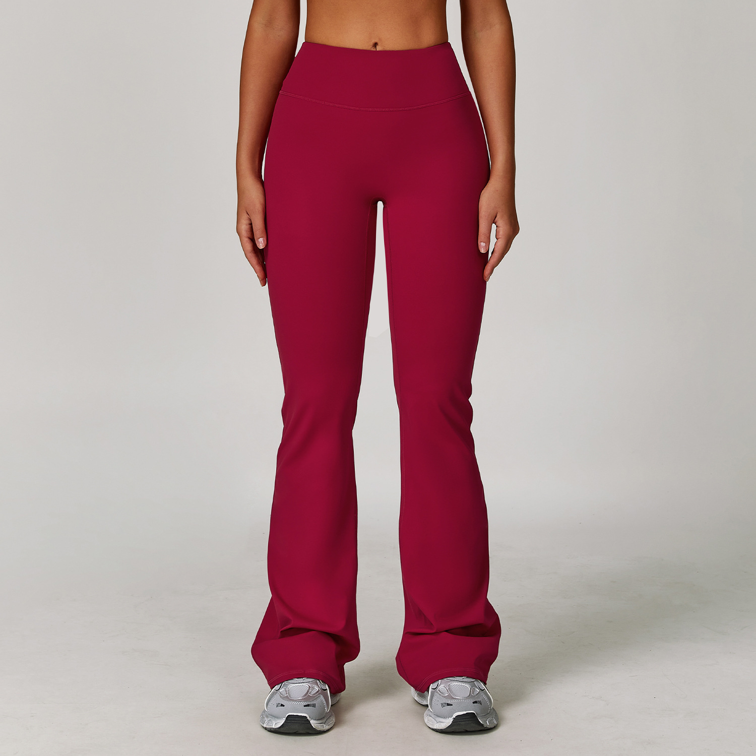 Women's Fleece Lined High-Waisted Yoga Bootcut Leggings 5061
