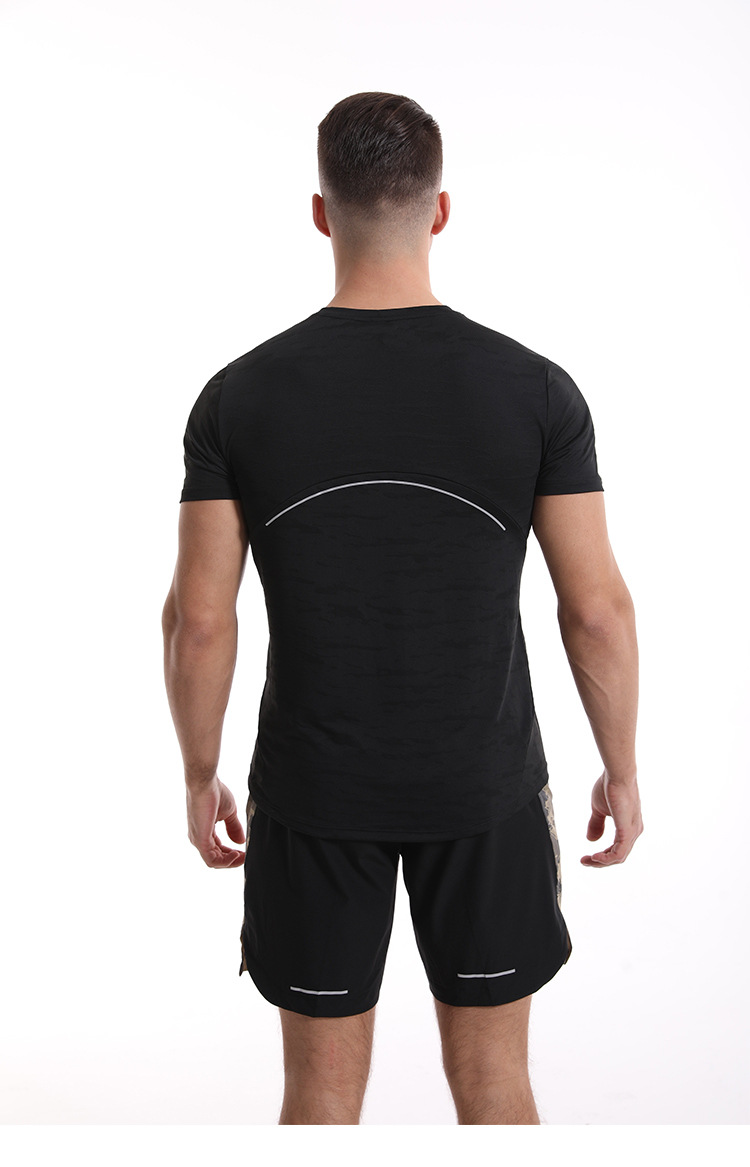 Men's Compression Quick-Dry Short Sleeve Shirt for Intense Sweating 437
