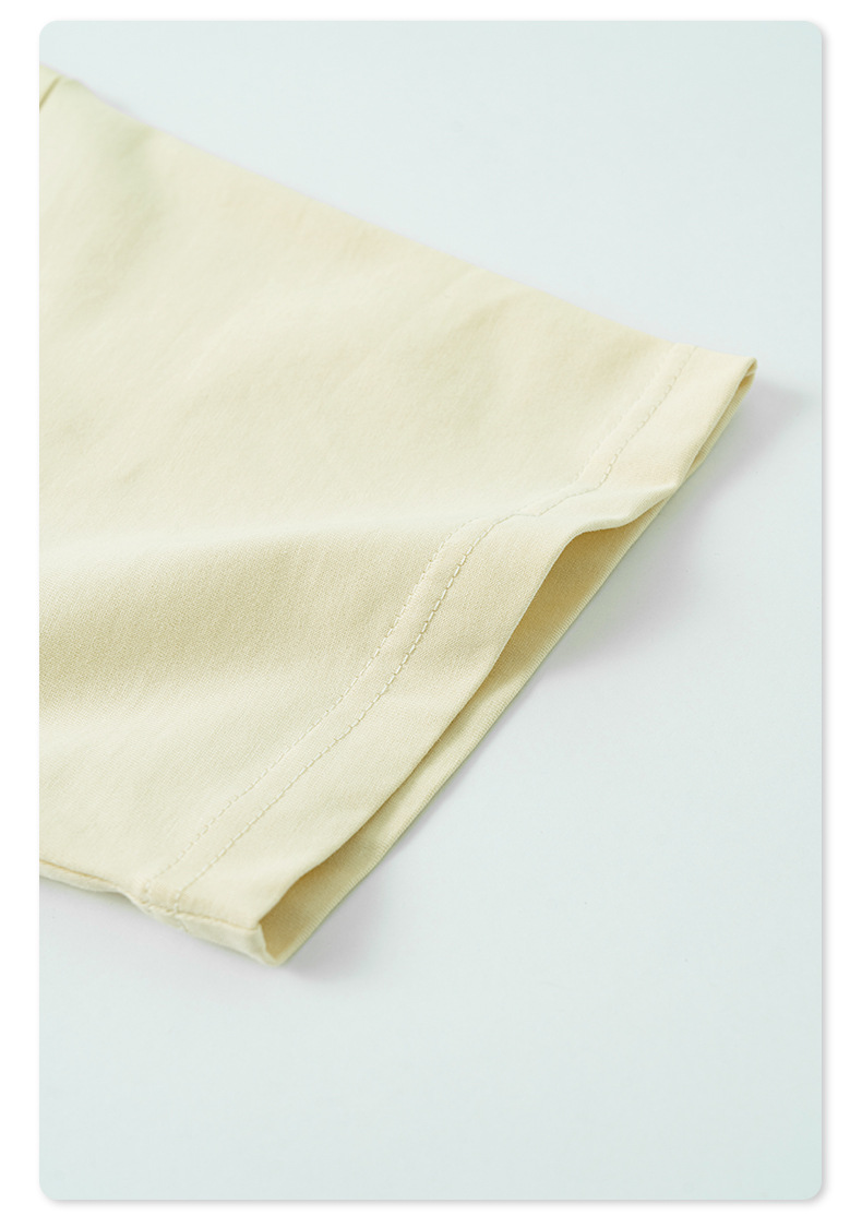 Spring Summer Solid Color Short Sleeve T-Shirt BES2501