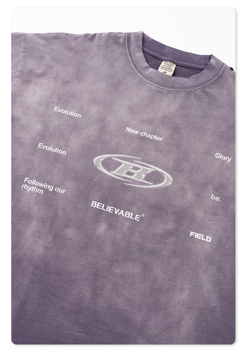 Vintage Washed Crewneck Short Sleeve BE7510