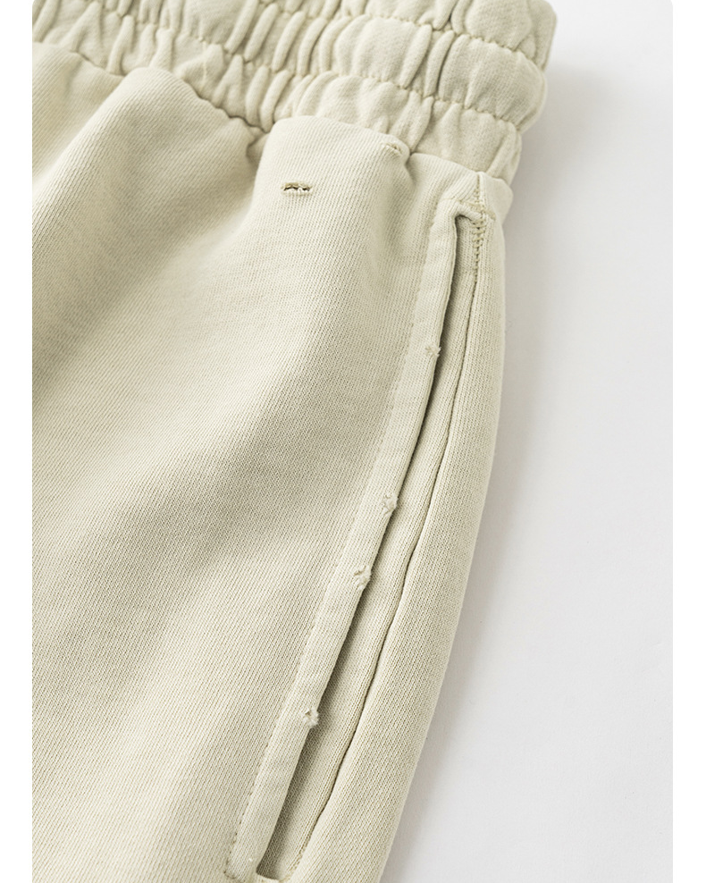 Washed Athletic Sweatpants Shorts  BEK2573