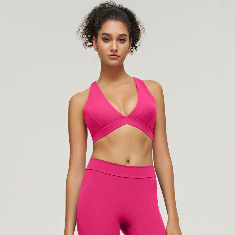 Nude - feeling Yoga Vest with Straps suitable for Running and Fitness SKL-QY-B3088